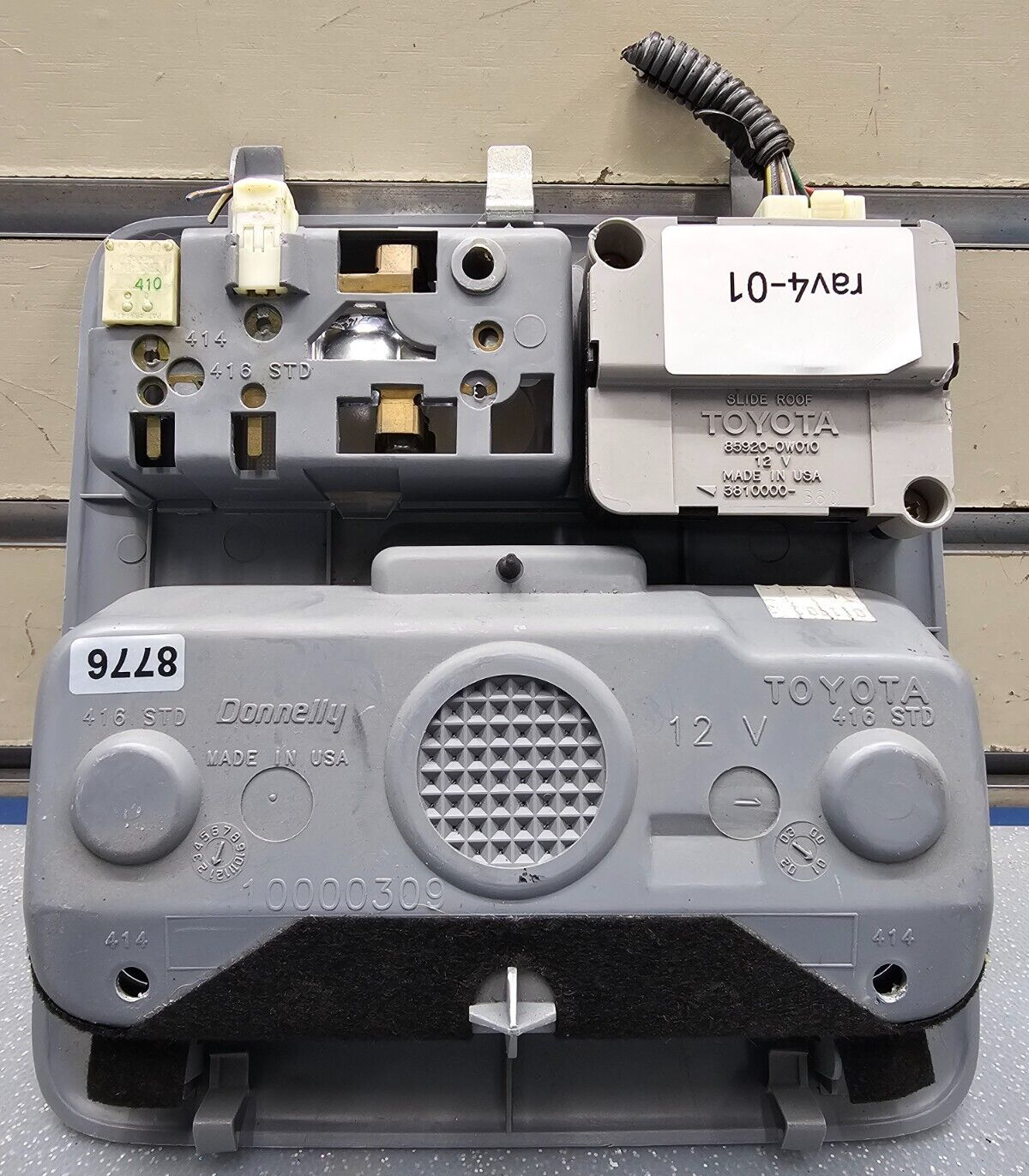 🔥01-05 RAV4 Sienna Overhead Console Dome Map Light Lamp Assembly Interior Gray