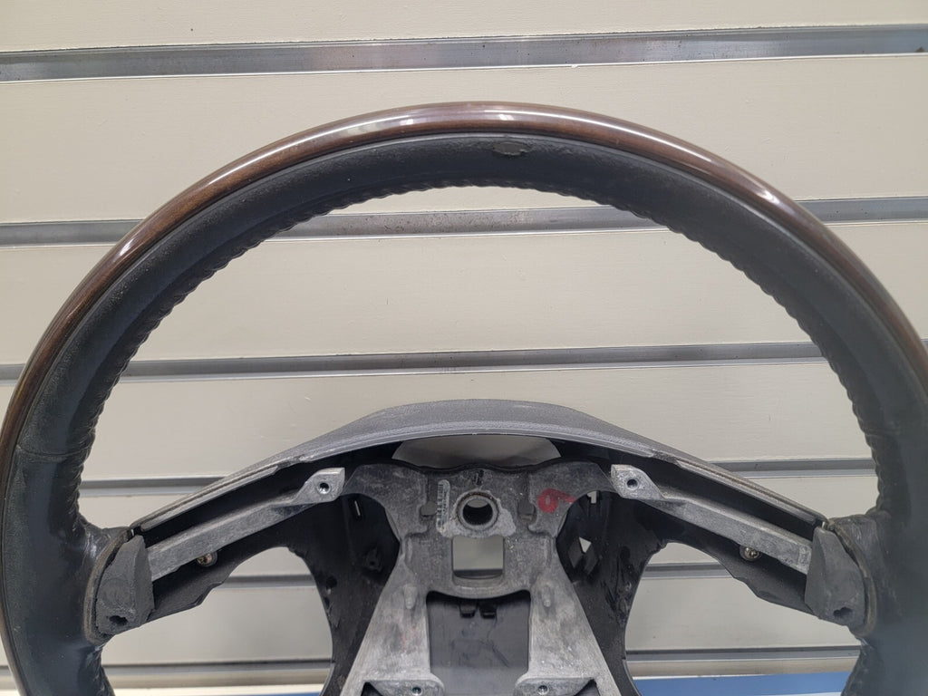🔥07-14 Chevrolet Silverado Sierra Tahoe Yukon Leather Steering Wheel woodgrain