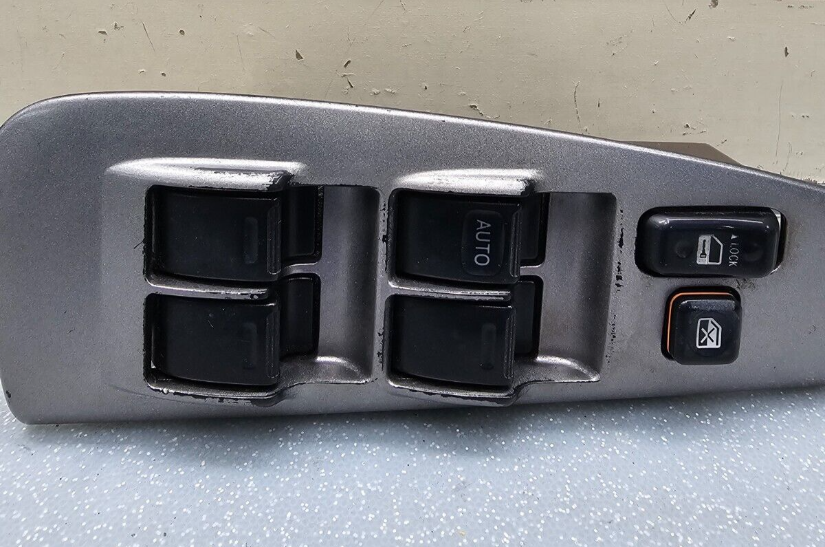 🔥03-09 PONTIAC VIBE LEFT DRIVER MASTER POWER WINDOW DOOR LOCK SWITCH SILVER