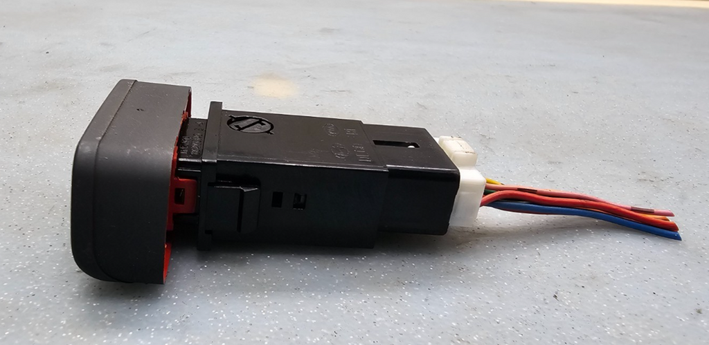 🔥01-05 SONATA OPTIMA Hazard Warning Emergency Light Dash Flasher Switch Black