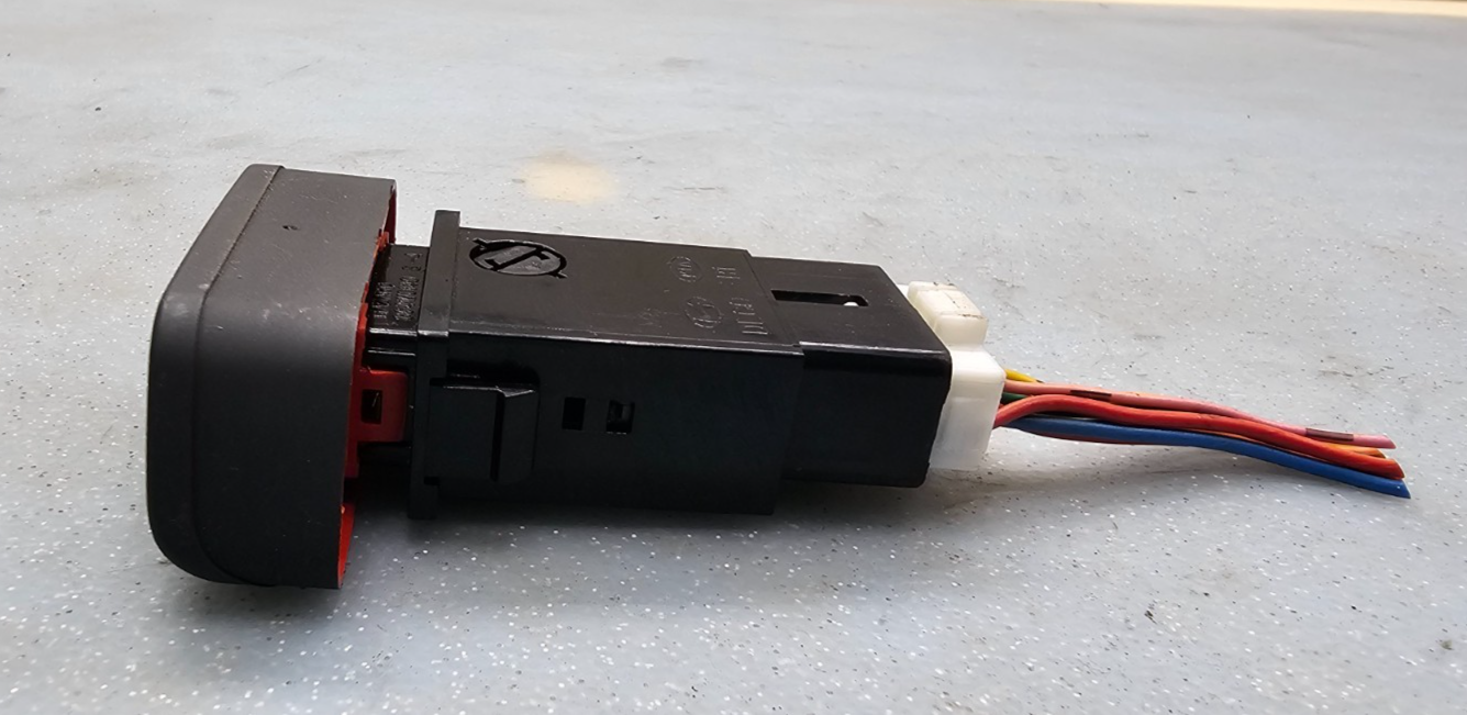 🔥01-05 SONATA OPTIMA Hazard Warning Emergency Light Dash Flasher Switch Black