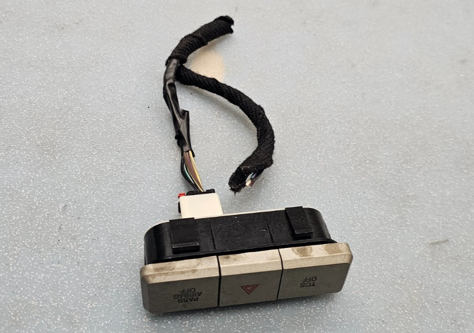 🔥07-10 Lincoln Navigator 5.4L Traction Hazard Trunk Switch Control Silver
