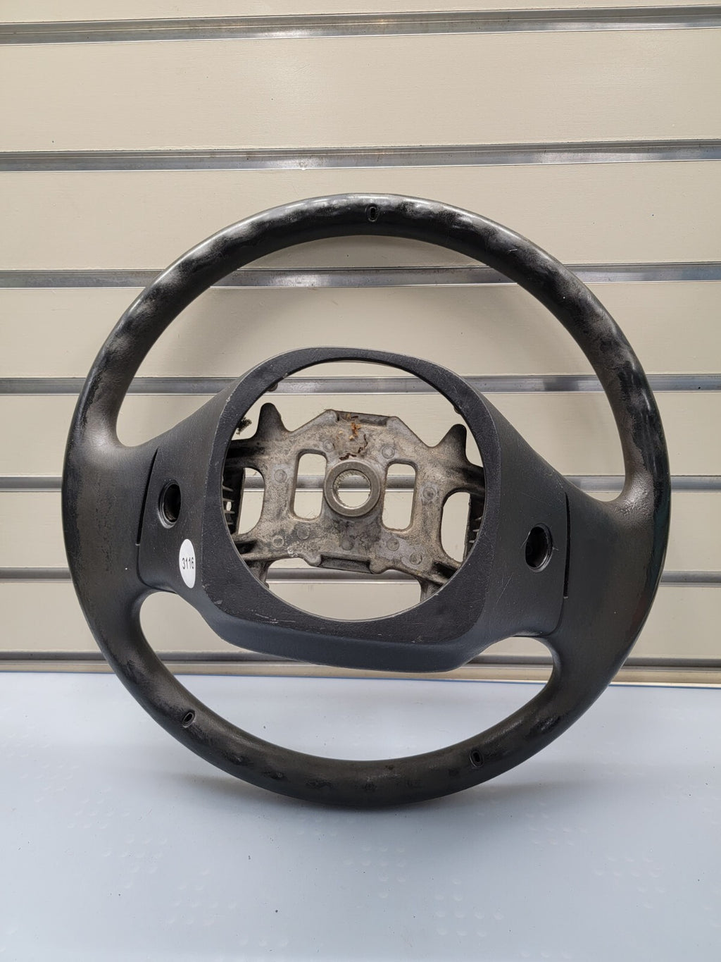 🔥1997-2003 Ford F-150 Leather Steering Wheel Cruise Dash Black