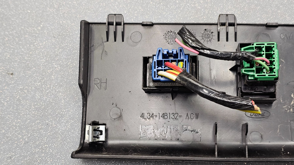 🔥04-08 Ford F150 Right Passenger Power Window 2 Door Switch Control Black WS24