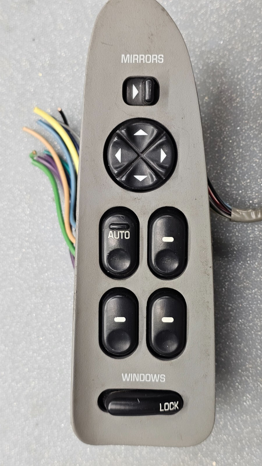 🔥97-05 Century Regal Left Driver aster Power Window Mirror Switch Assembly Gray