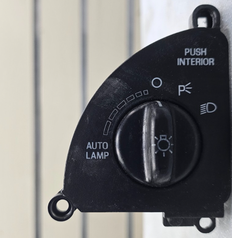 🔥98-02 TOWN CAR DASH DIMMER HEADLIGHT CONTROL SWITCH W/AUTO LAMP ASSEMBLY BLACK