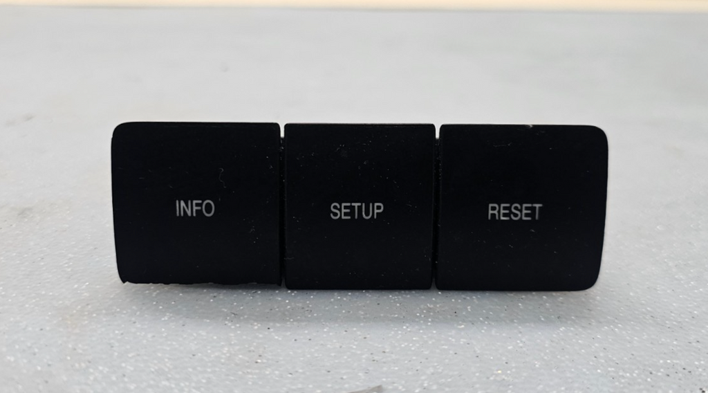 🔥08-12 Ford Focus Escape Info Setup Reset Dash Control Memory Switch Black OEM