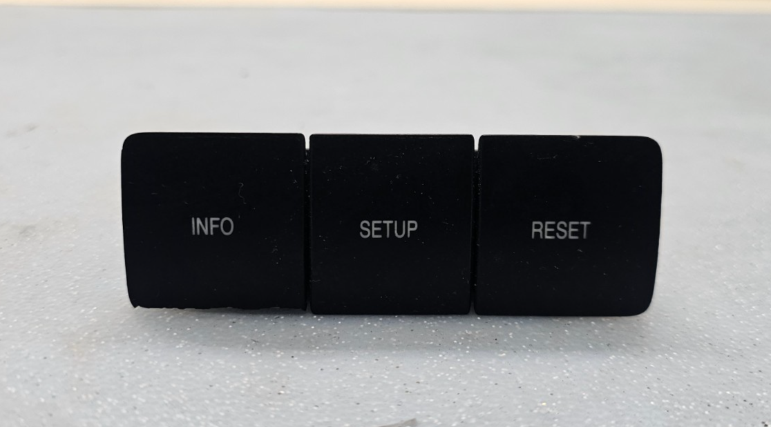 🔥08-12 Ford Focus Escape Info Setup Reset Dash Control Memory Switch Black OEM