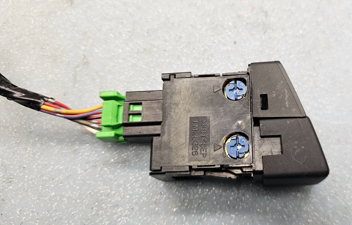 🔥08-12 Accord Emergency Dash Hazard Light Control Switch Push Button Black
