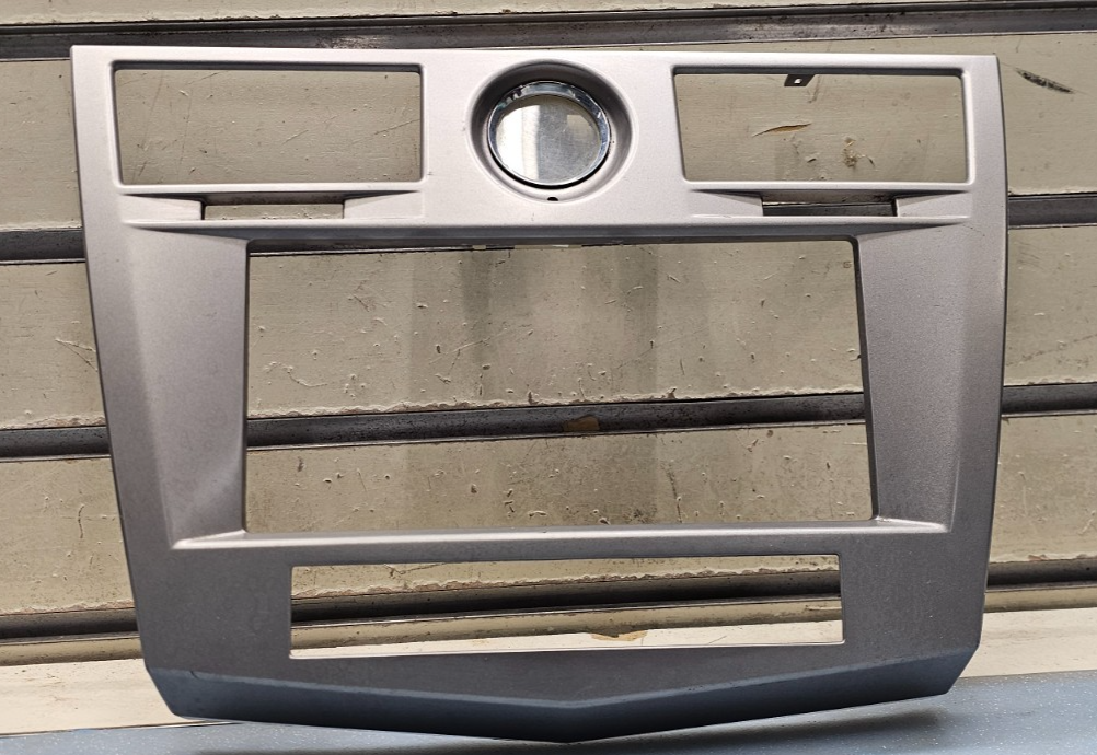 🔥07-10 Chrysler Sebring Center Dash Radio Bezel Surround Trim Panel SILVER OEM