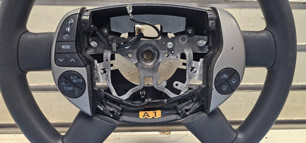 🔥04-09 Prius Hybrid Steering Wheel Column Cruise Control Switch Leather Black 
