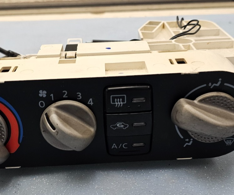 🔥02-06 Sentra Dash A/C HVAC Heater Temperature Climate Control Assembly Black