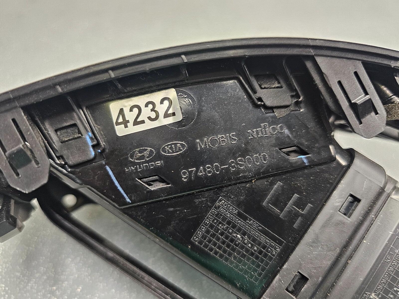 🔥09-14 HYUNDAI SONATA DASH LEFT DRIVER AIR VENT HEATER CONDITIONING OEM BLACK