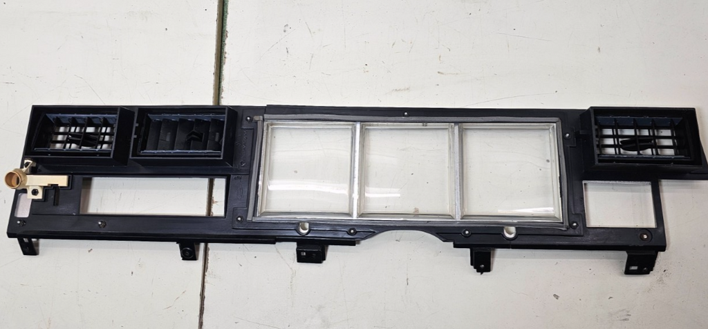 🔥81-89 LINCOLN TOWN CAR DASH INSTRUMENT SPEEDOMETER CLUSTER BEZEL PANEL WOOD