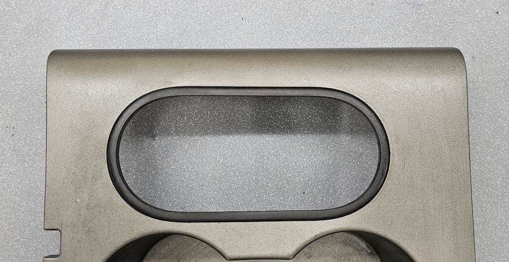 🔥04-08 Ford F150 Center Floor Console Shifter Shift Bezel Cup Holder Gray OEM