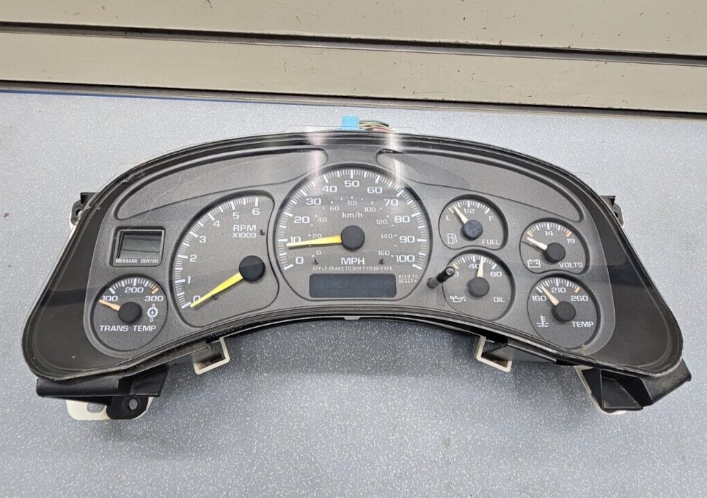 🔥99-02 CHEVY SILVERADO SIERRA TAHOE DASH INSTRUMENT GAUGE CLUSTER SPEEDOMETER