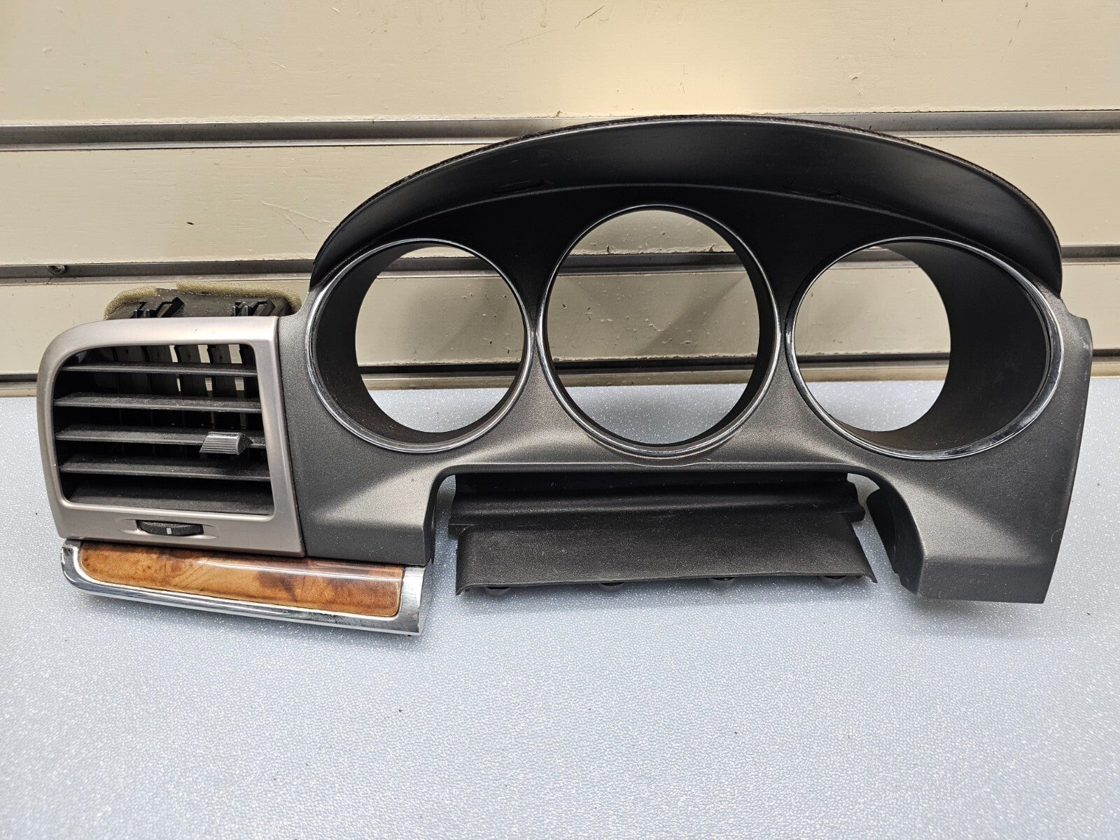 🔥10-12 Lincoln MKZ Dash Speedometer Instrument Cluster Bezel Trim Panel Black