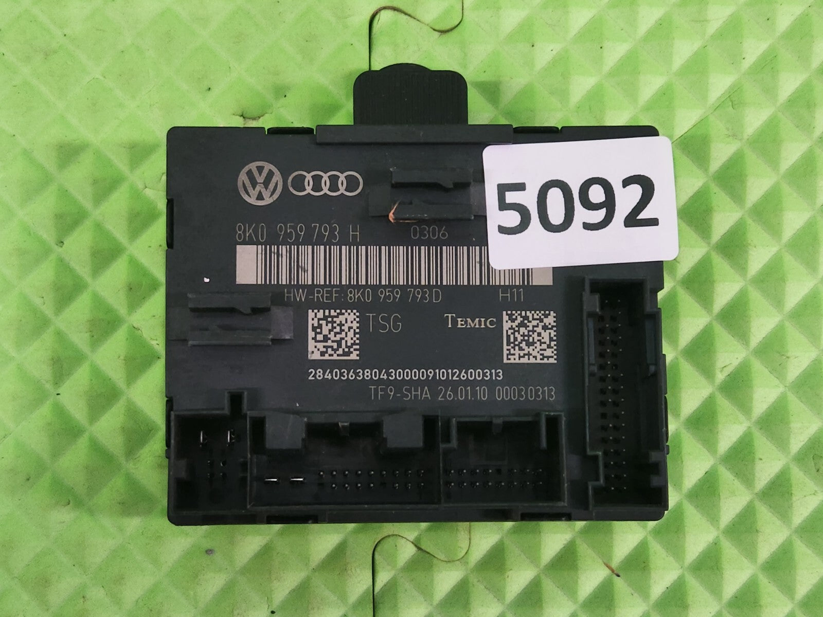 🔥09-16 AUDI A4 B8 DOOR COMPUTER CONTROL MODULE REAR RIGHT PASSENGER SIDE BLACK