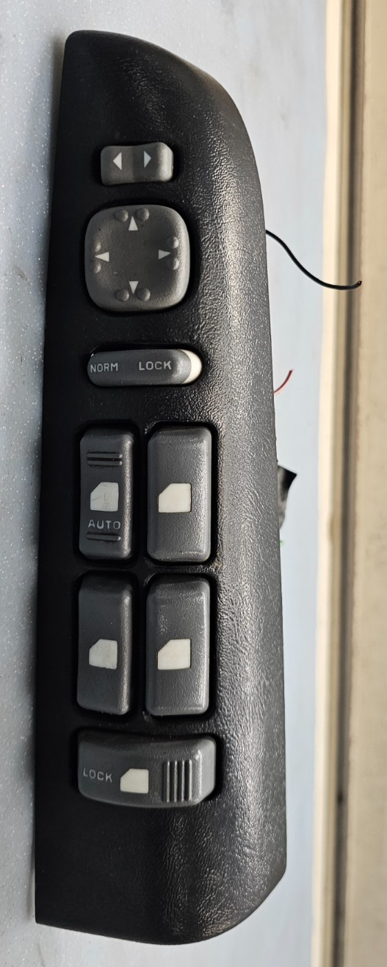 🔥98-05 Blazer S10 Left Driver Master Power Window Switch Assembly BLACK OEM
