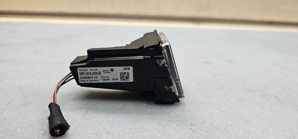 🔥12-15 VW PASSAT DASH HAZARD SWITCH WITH CLOCK BLACK OEM