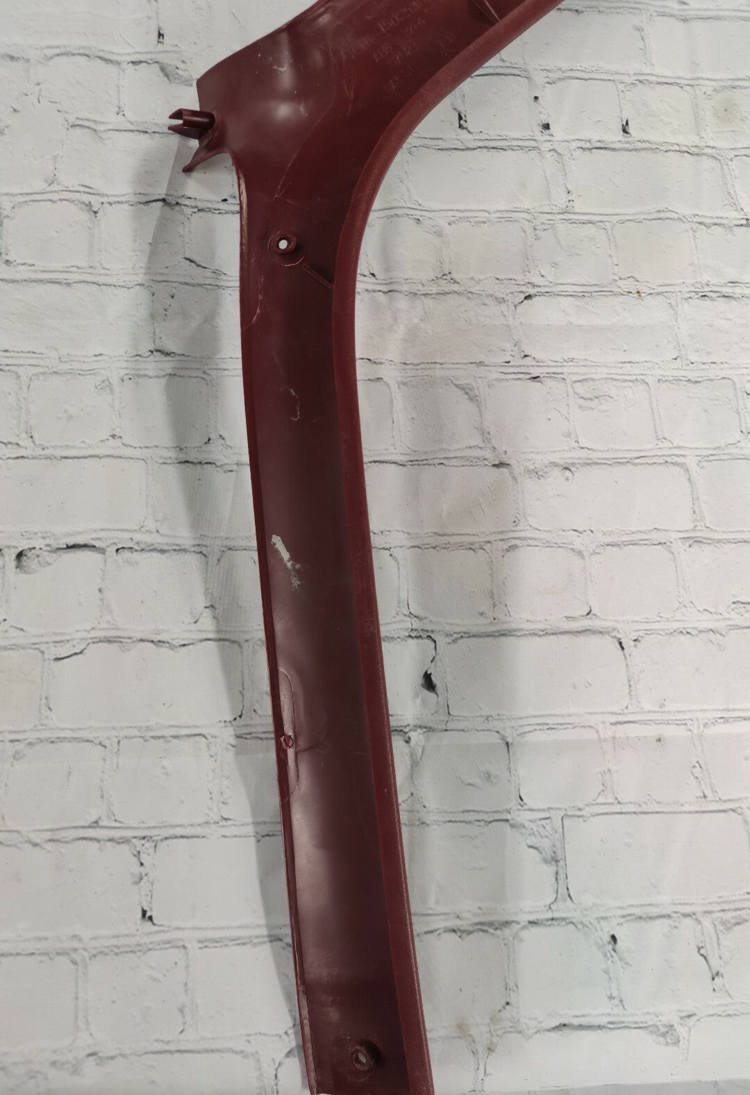 🔥92-96 Ford F150 F250 BRONCO A Pillar Passenger RIGHT Roof Trim Molding RED p1