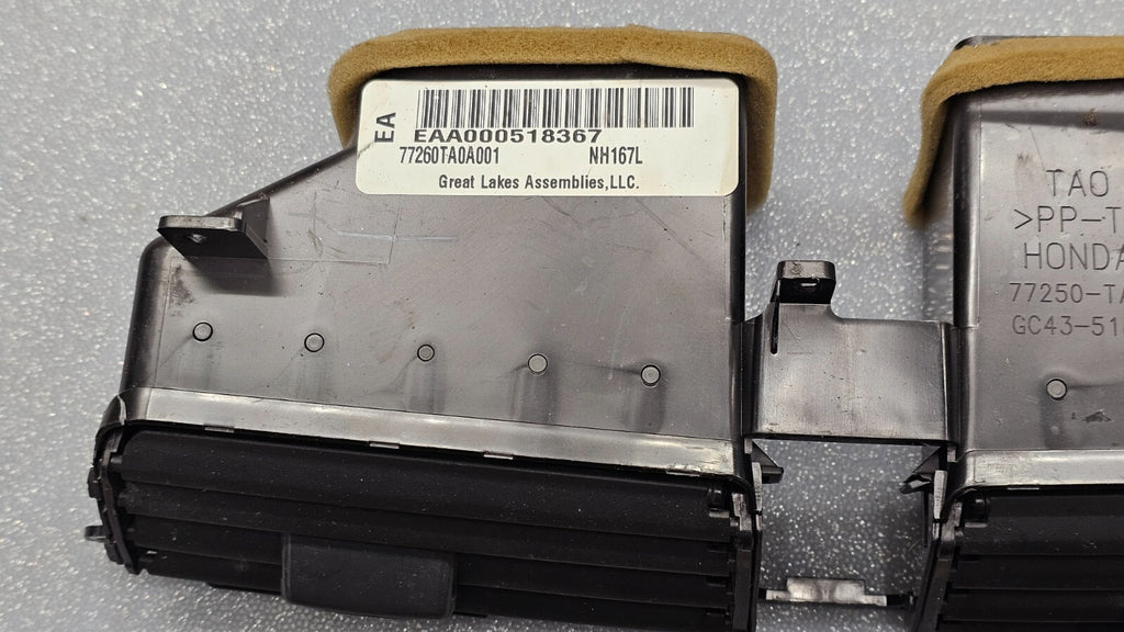 🔥08-12 Honda Accord Middle Center Dash Air Vent Heater Conditioning Black OEM