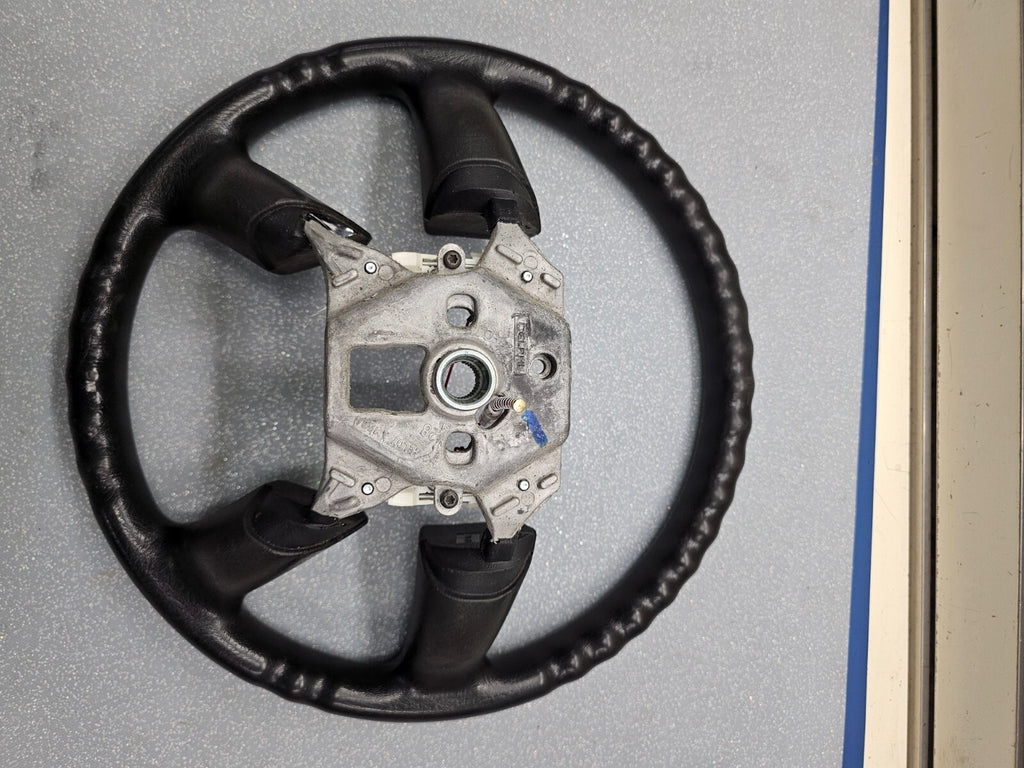 🔥02-09 Trailblazer Envoy 03-06 SILVERADO SIERRA STEERING WHEEL LEATHER BLACK