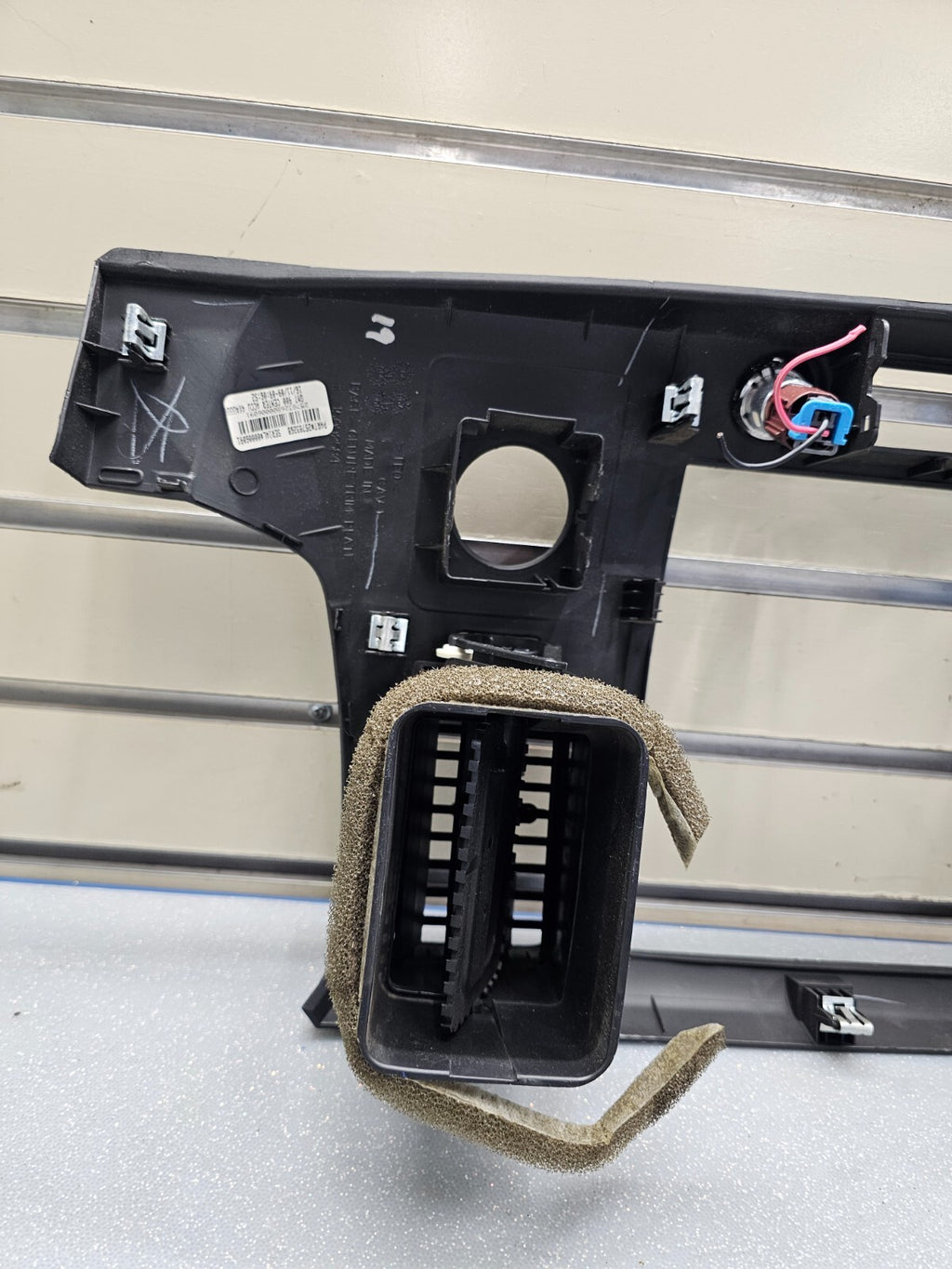 🔥07-14 Silverado SIERRA Center Dash Radio Bezel AC Climate Trim Panel BLACK B6