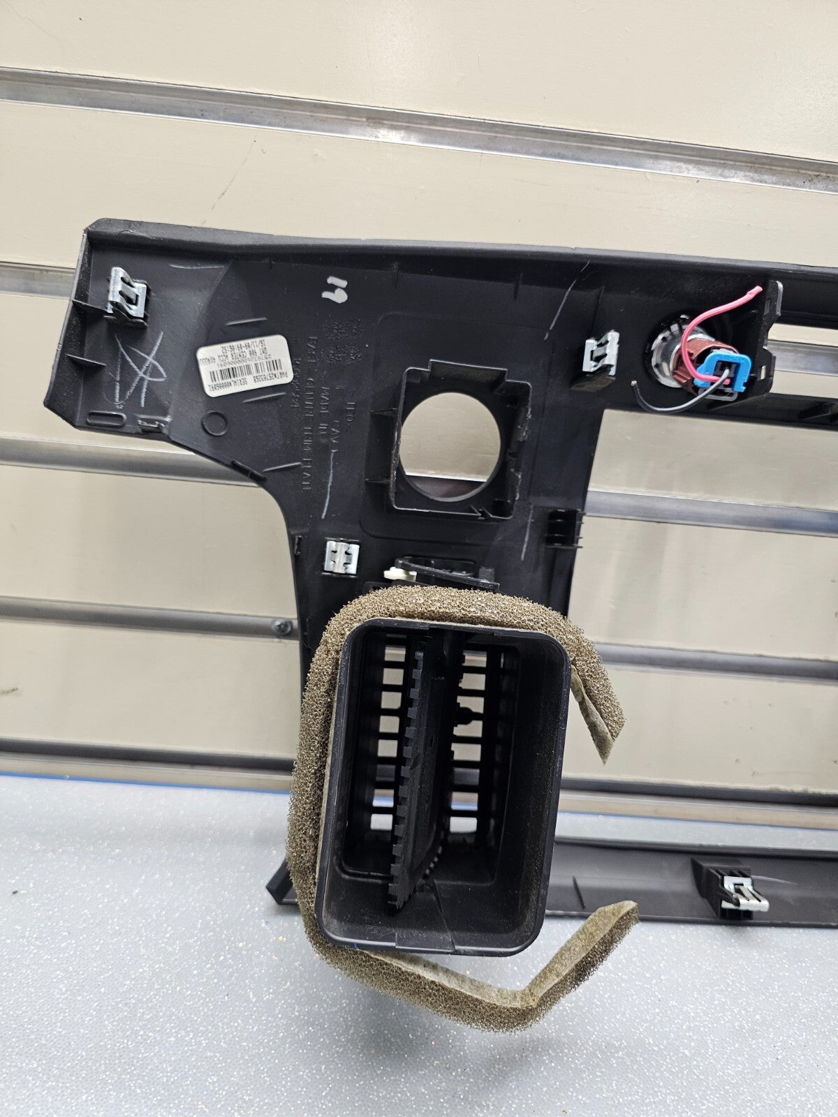 🔥07-14 Silverado SIERRA Center Dash Radio Bezel AC Climate Trim Panel BLACK B6