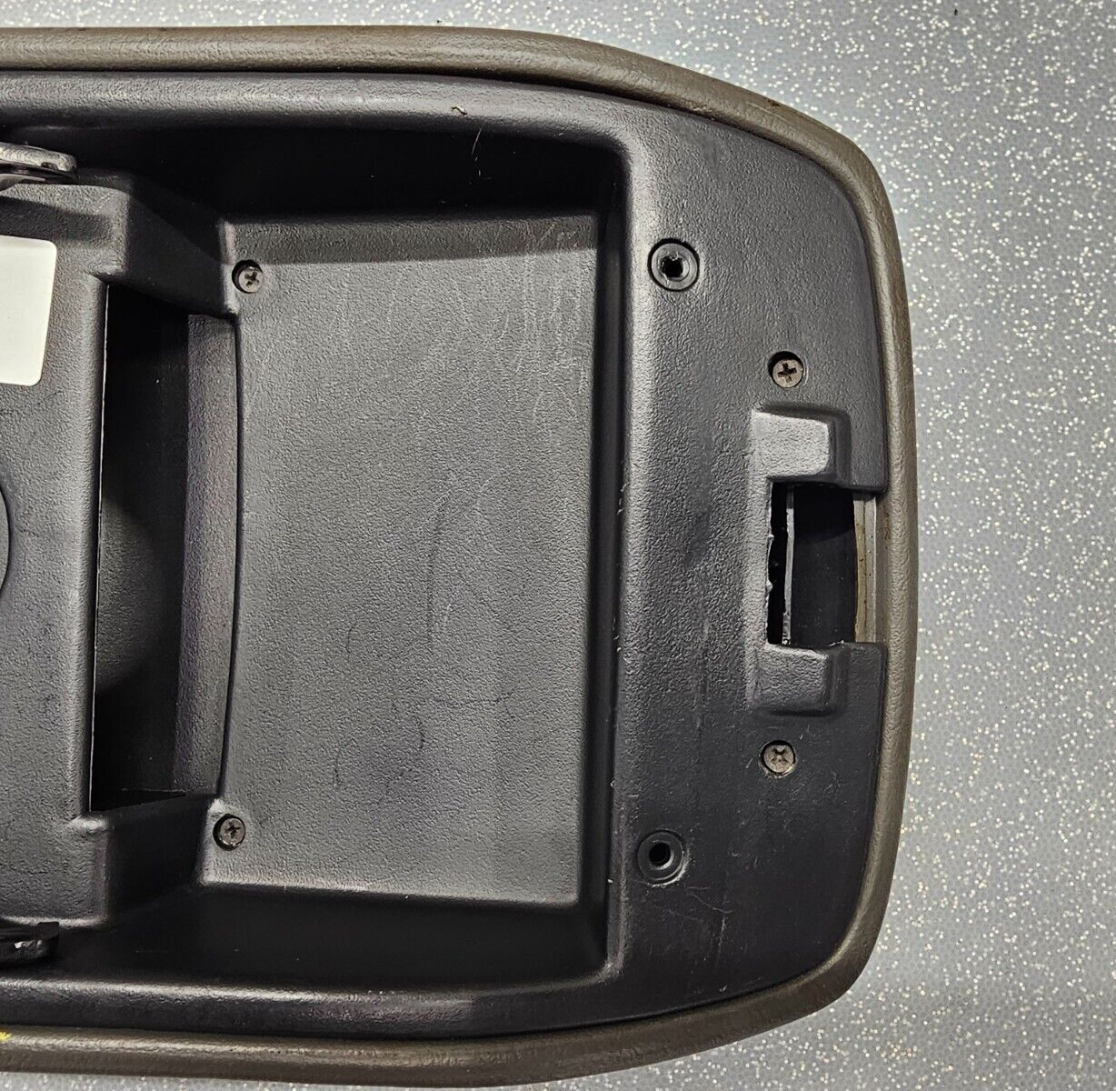🔥97-01 Camry Center Console Arm Rest Lid Top Pad Cover Leather Assembly Black