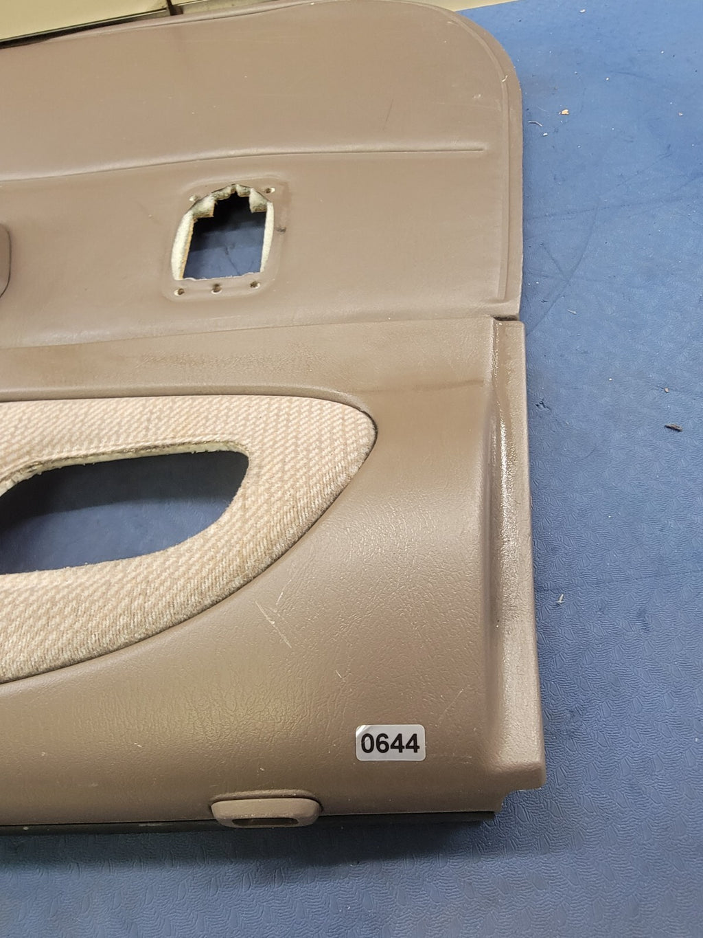 🔥93-97 Toyota Corolla Passenger Right Rear Door Panel OEM dark Tan/Tan Cloth