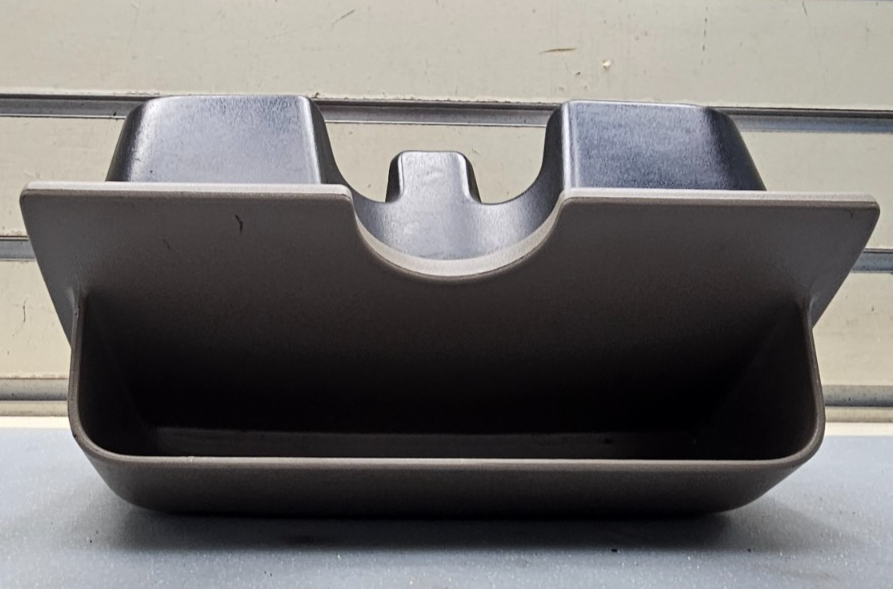 🔥04-08 FORD F-150 F150 CENTER CONSOLE REAR DUAL CUP DRINK HOLDER BLACK/TAN