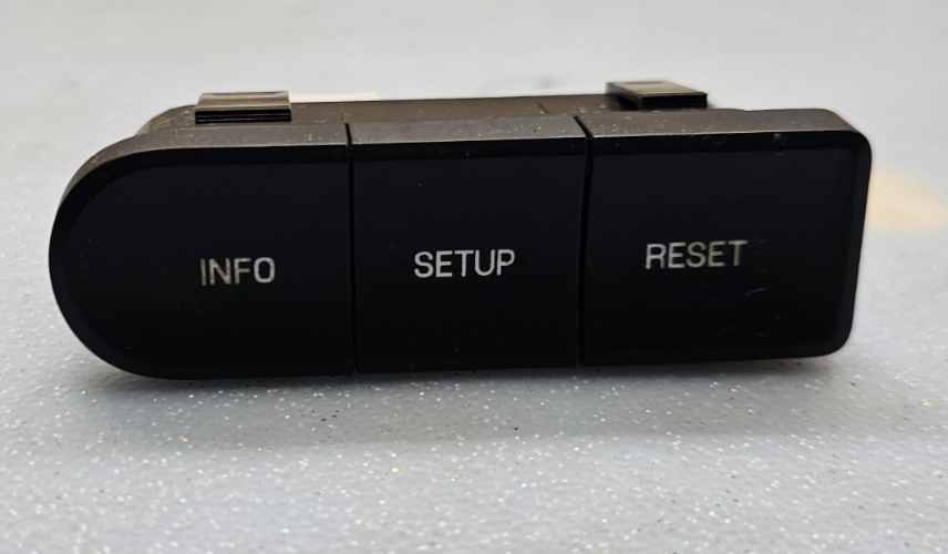 🔥07-10 Ford Edge Dash Driver Information Display Setup Switch Button Assembly