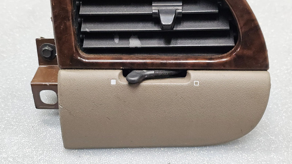 98-02 Lincoln Town Car Right Outer Dash AC Heater Air Vent Temperature Woodgrain