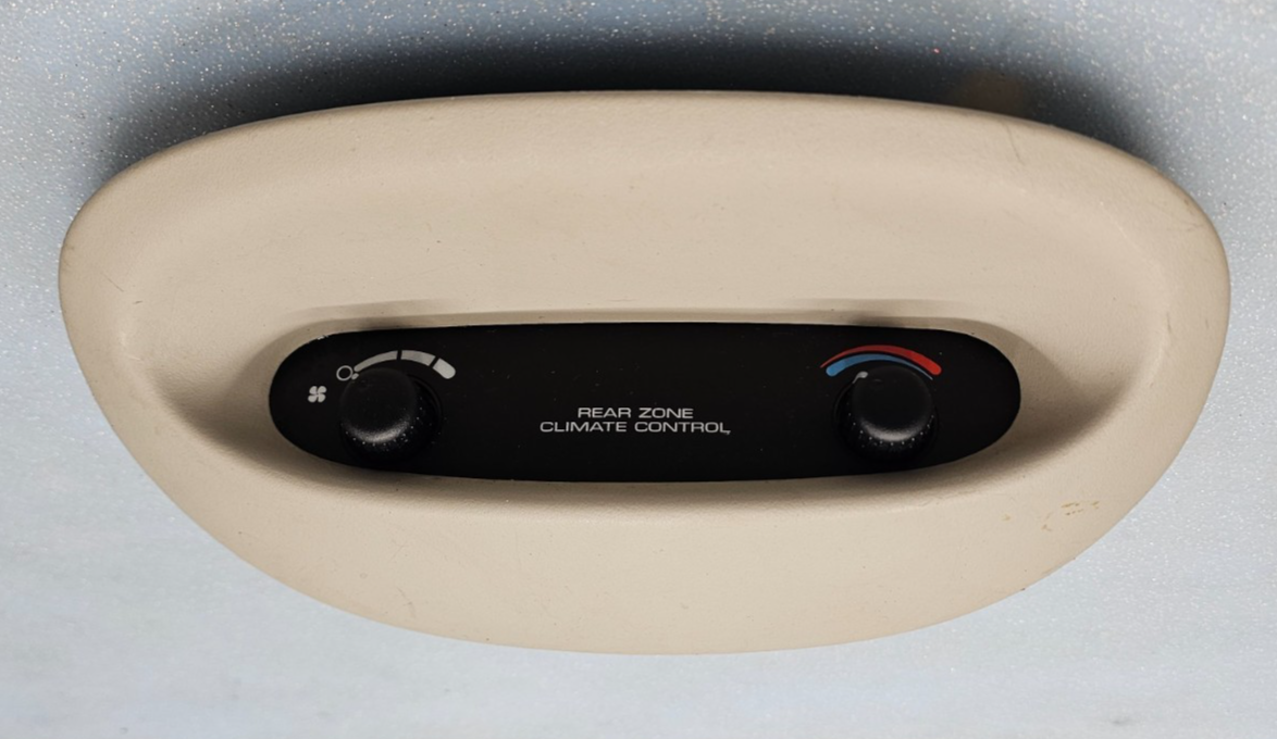 🔥01-07 Caravan Town Country Rear Roof Climate Control Panel Temp A/C Heater Tan