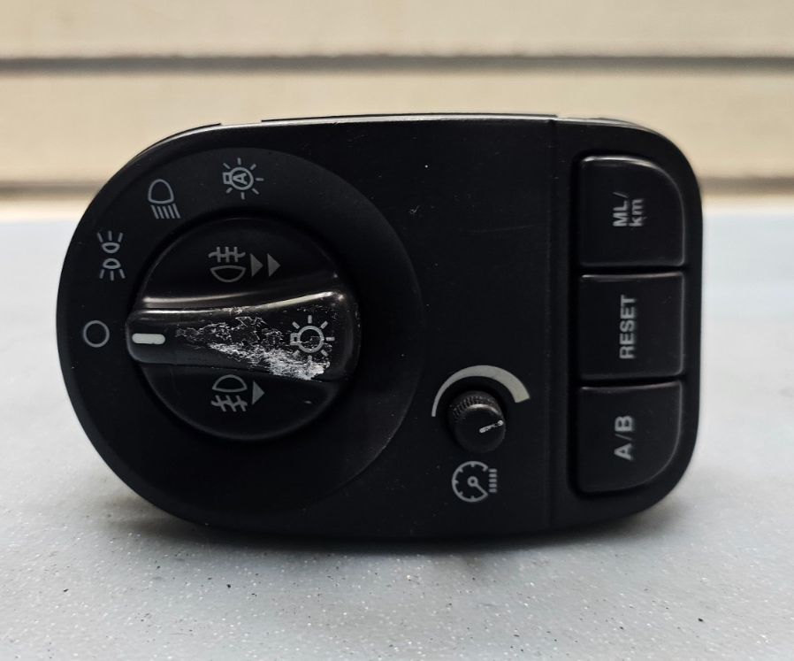 🔥01-08 Jaguar X-Type X400 Headlight Headlamp Driving Light Dimmer Switch Black