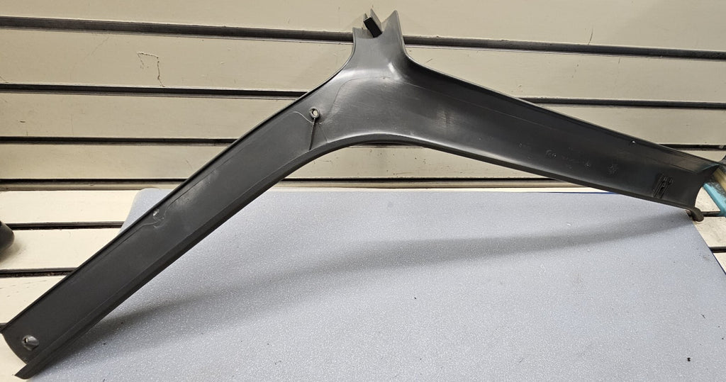 92-96 Ford F150 F250 BRONCO A Pillar Passenger RIGHT Roof Trim Molding GRAY p1