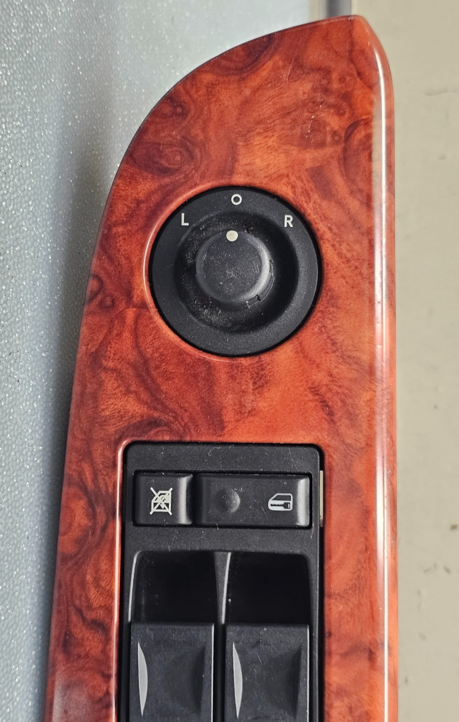 🔥07-14 Charger Dakota Chrysler 200 Left Driver Master Window Switch Lock Wood