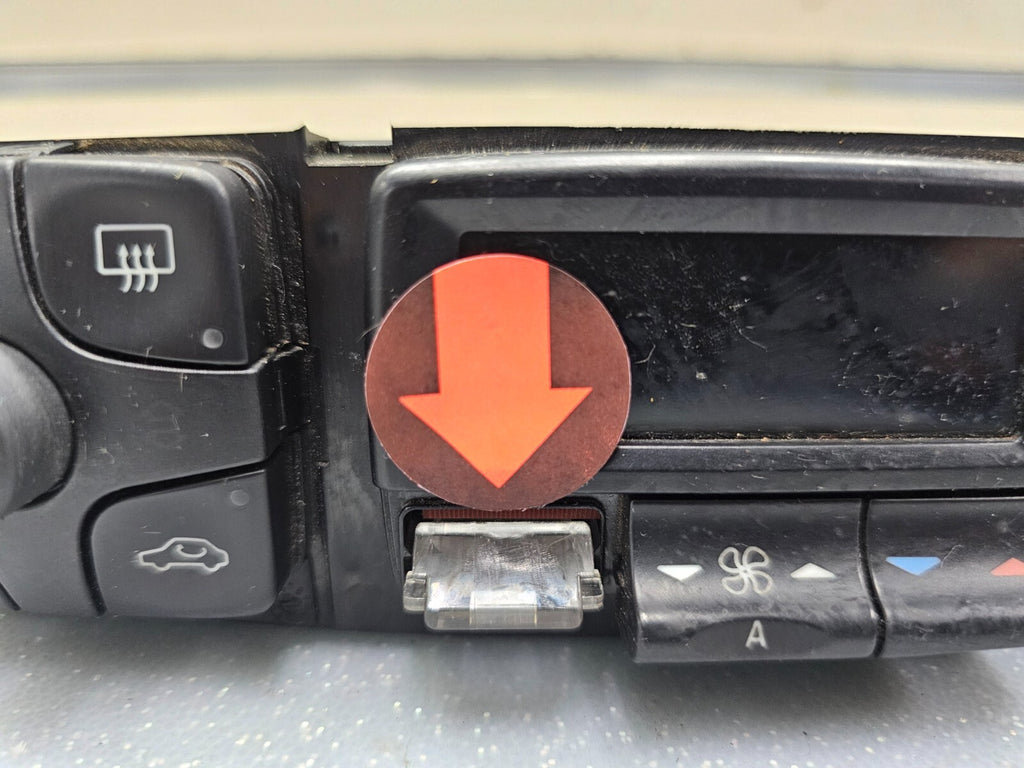 00-06 Mercedes W220 CL500 Dash AC Heater Temperature Climate Control Conditioner