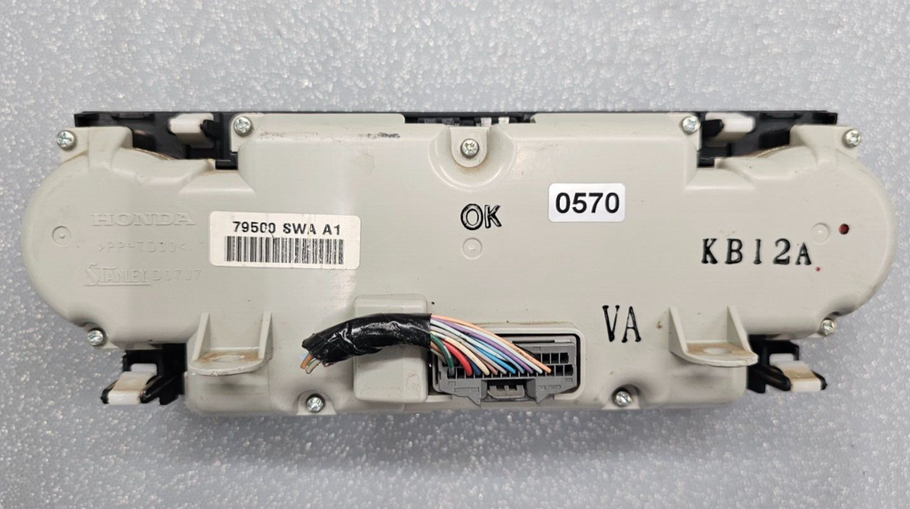 🔥07-09 Honda CR-V Dash A/C HEATER CLIMATE TEMPERATURE CONTROL AIR CONDITIONER