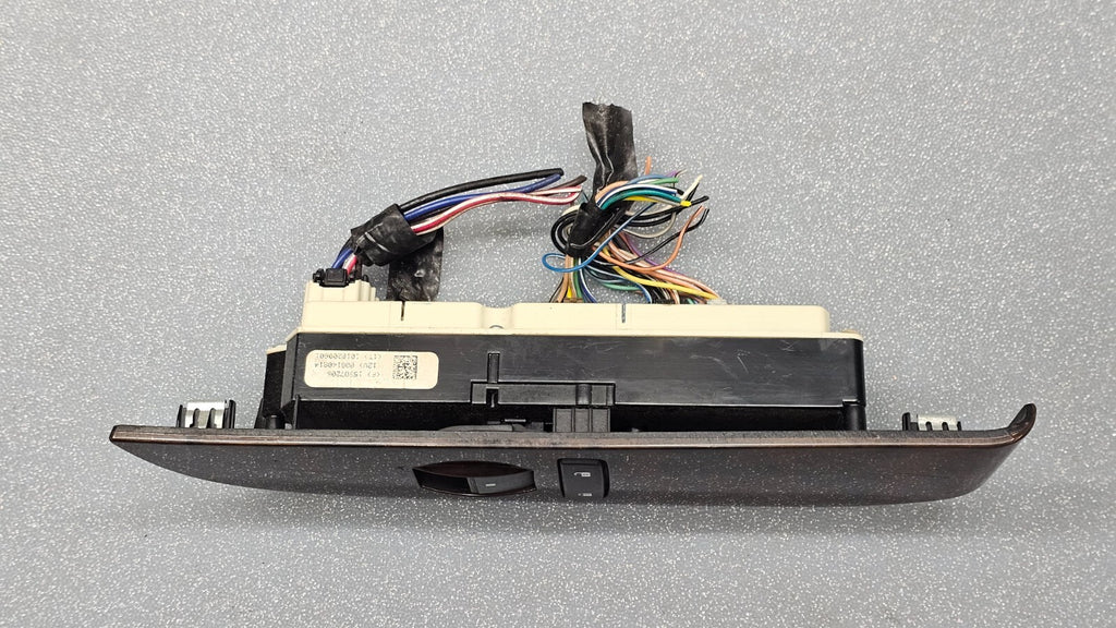 07-13 Escalade Front Right Passenger Power Window Door Switch Control Wood WS19