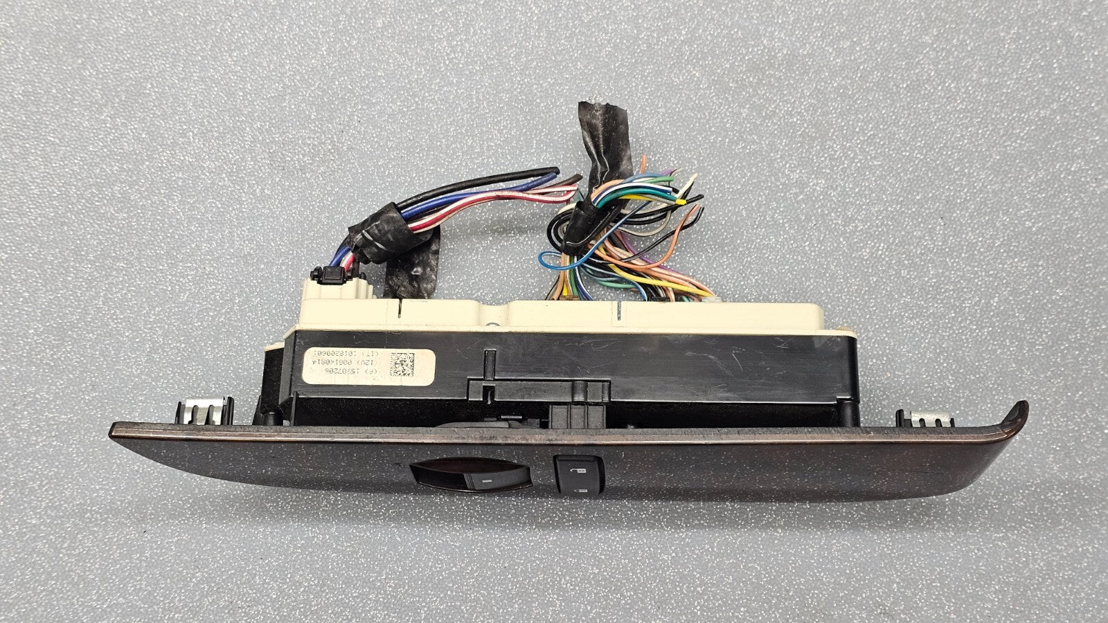 07-13 Escalade Front Right Passenger Power Window Door Switch Control Wood WS19