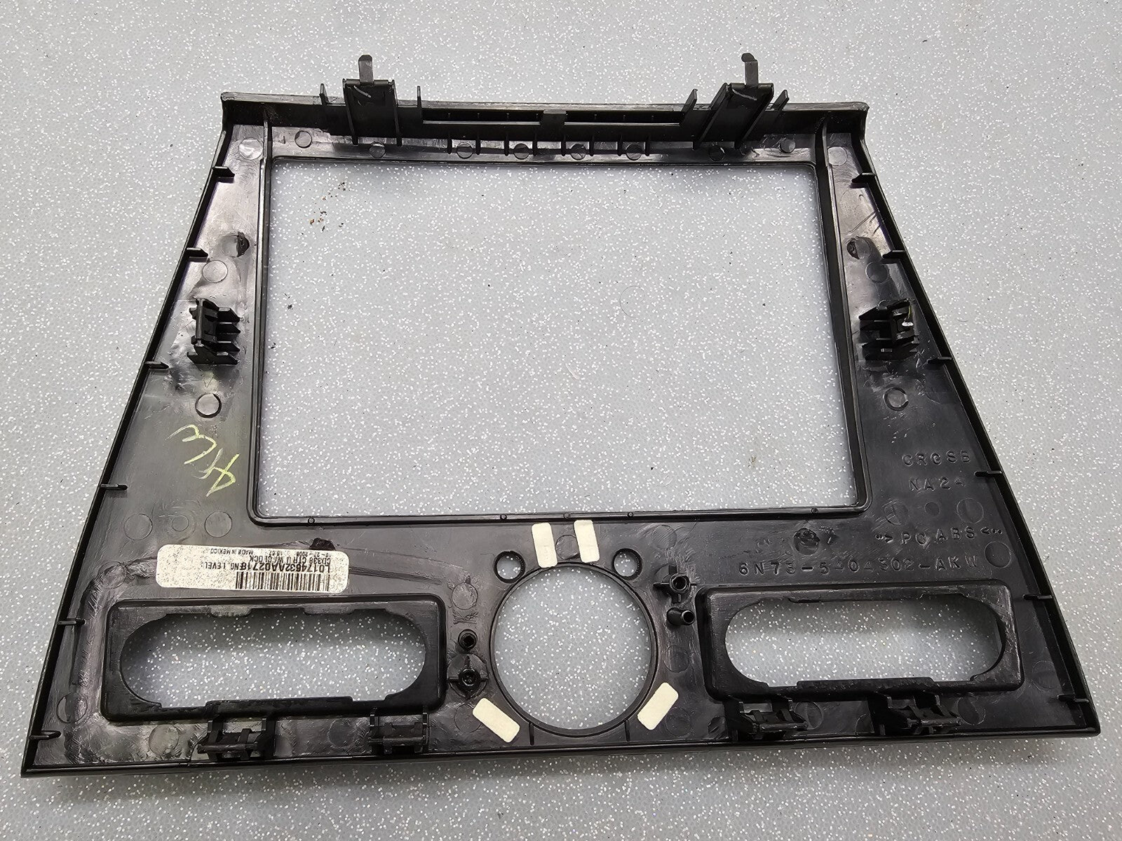 🔥06-09 Ford Fusion Milan Center Dash Trim Panel Radio Surround Bezel SILVER OEM