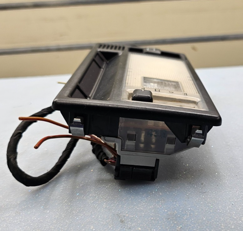 🔥1985-1995 MERCEDES C124 C126 W124 W201 FRONT OVERHEAD LIGHT CONSOLE BLACK OEM