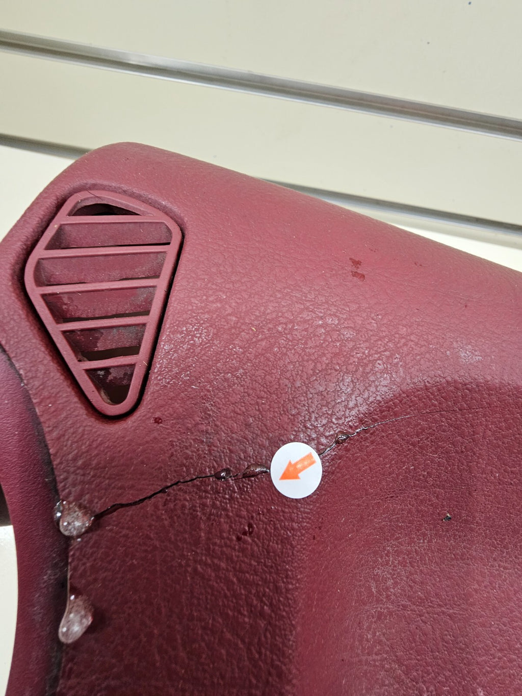 🔥1994 - 1997 Dodge Ram 1500 2500 3500 Dashboard Dash Board Pad Cap Cover RED