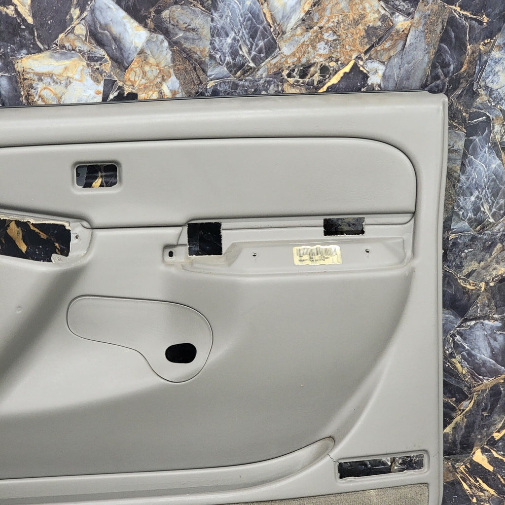 🔥03-06 Silverado SIERRA Door Panel Front RIGHT Passenger/No Arm LIGHT GRAY D5