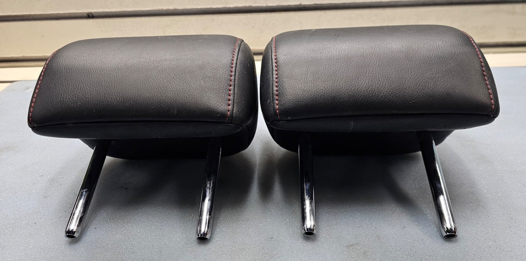 🔥11-14 Nissan Juke SV Headrest Rear Seat Head Rests Set Pair LH RH Cloth Black