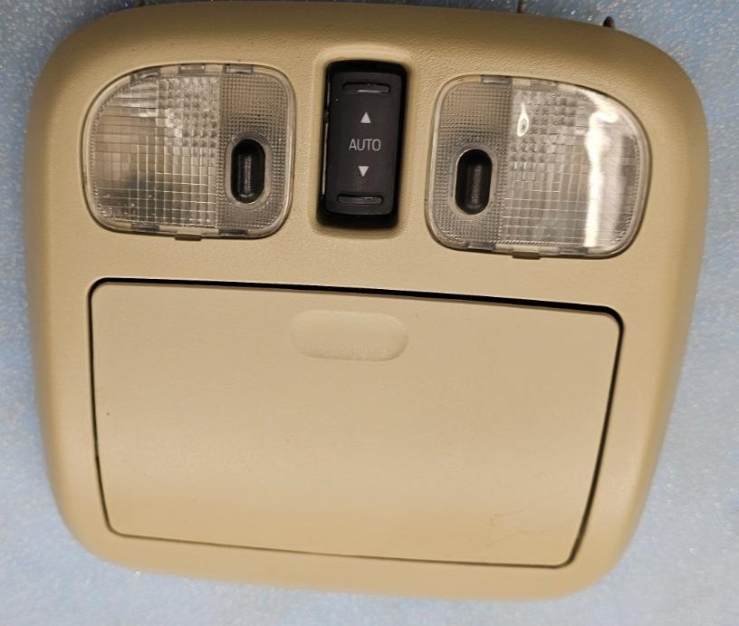 🔥10-12 Fusion Milan MKZ Overhead Console Dome Map Light Lamp Unit Storage TAN