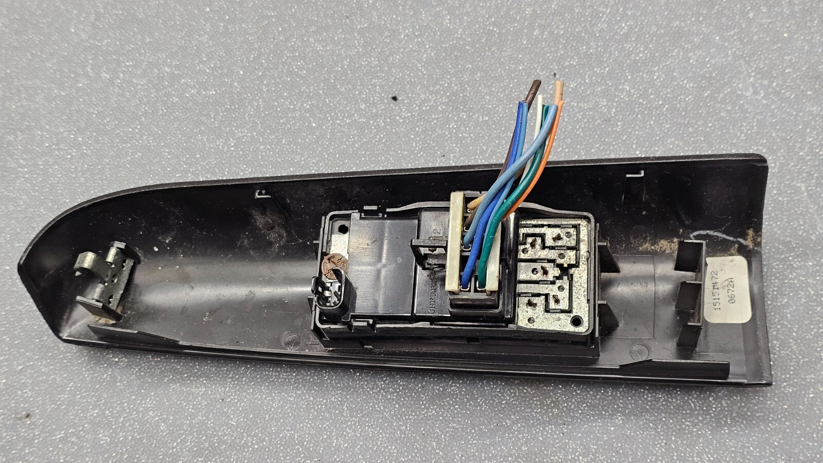 🔥98-05 Blazer S10 Right Passenger Master Power Window Switch Assembly Black OEM