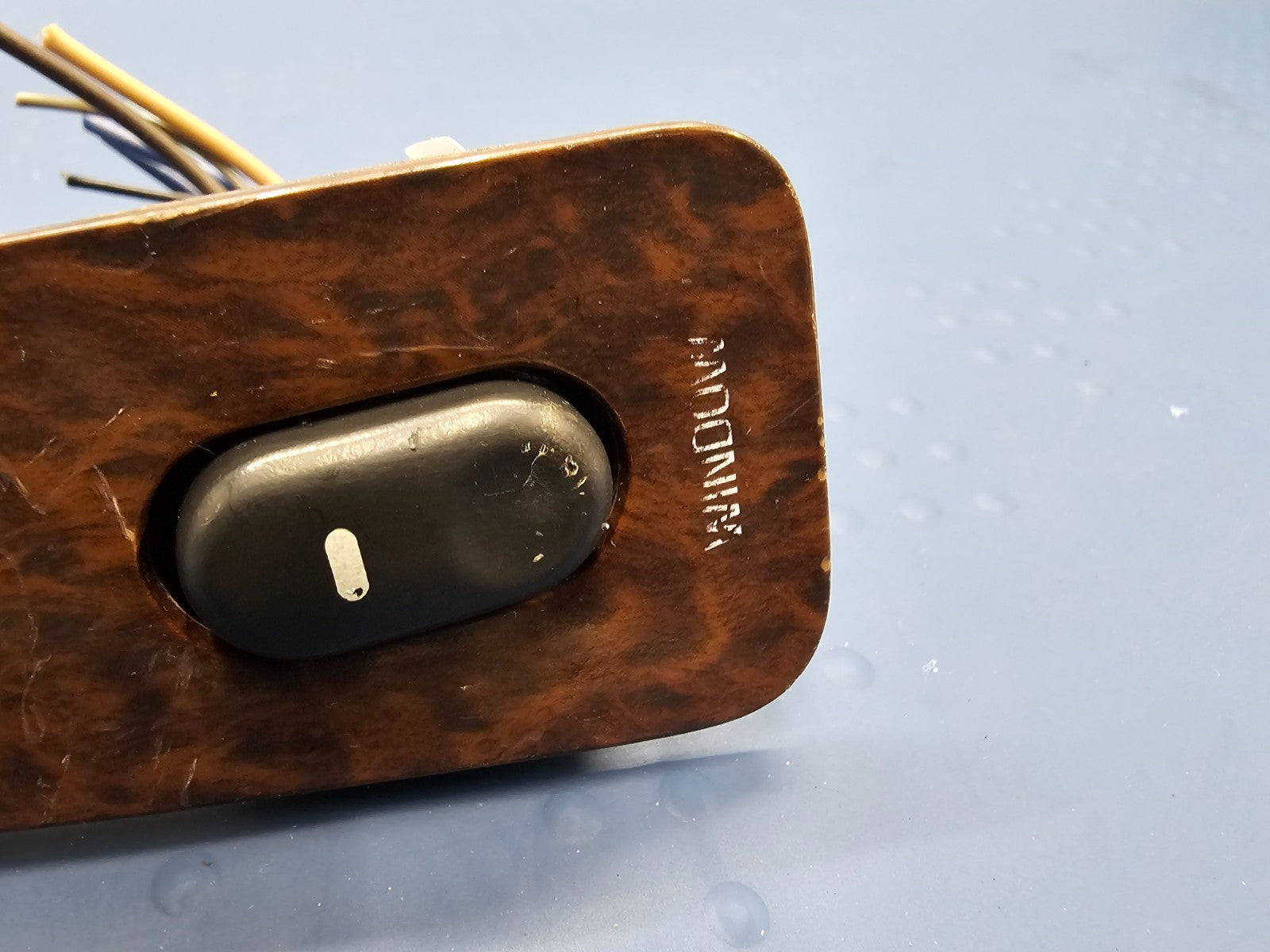 🔥97-05 Buick Regal Century Front Right Passenger Window Door Mirror Switch Wood